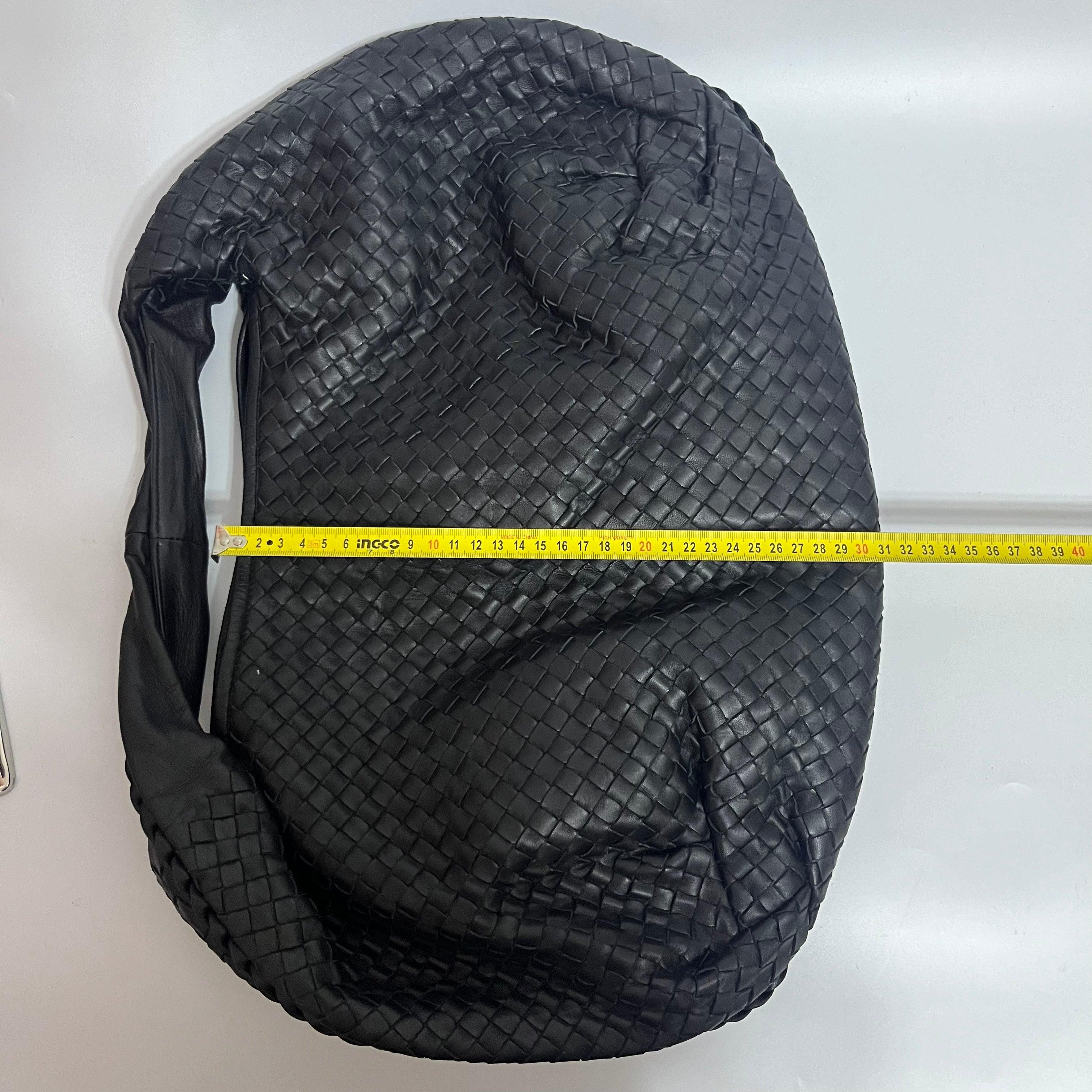 Bottega Veneta Belly Hobo Intrecciato Black Large 50cm For Sale 8