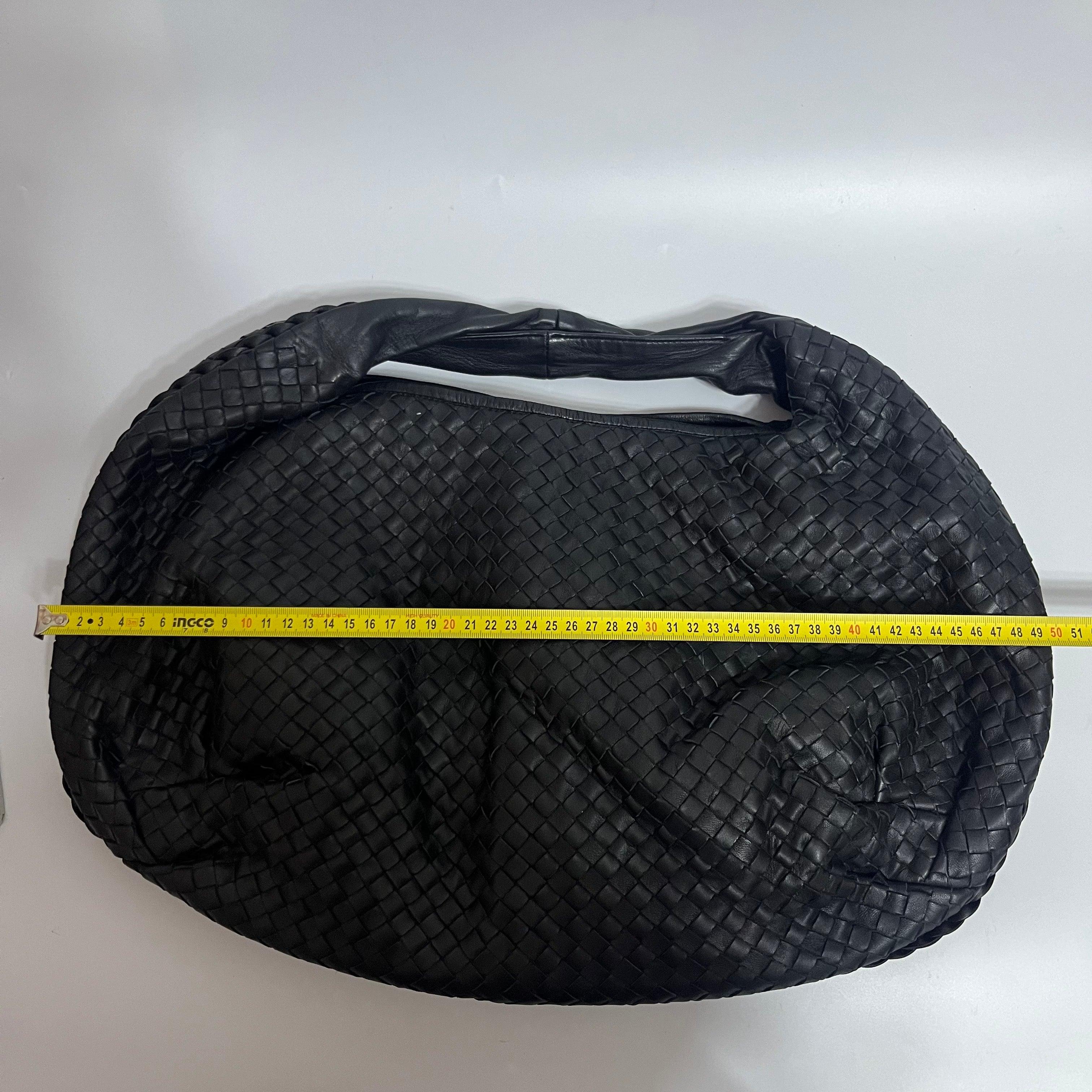 Bottega Veneta Belly Hobo Intrecciato Black Large 50cm For Sale 5