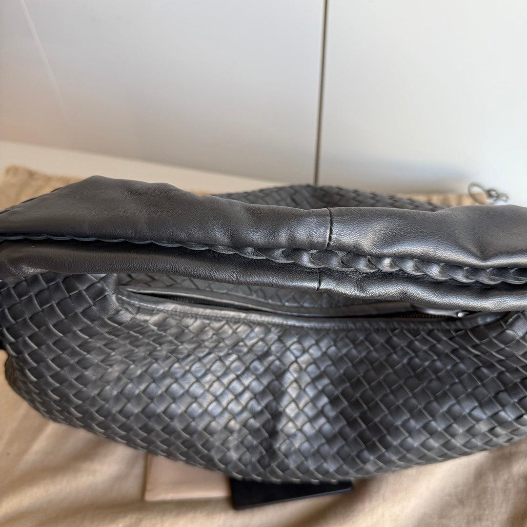 Bottega Veneta Belly Hobo Intrecciato Black Large 53cm NEVER WORN 1