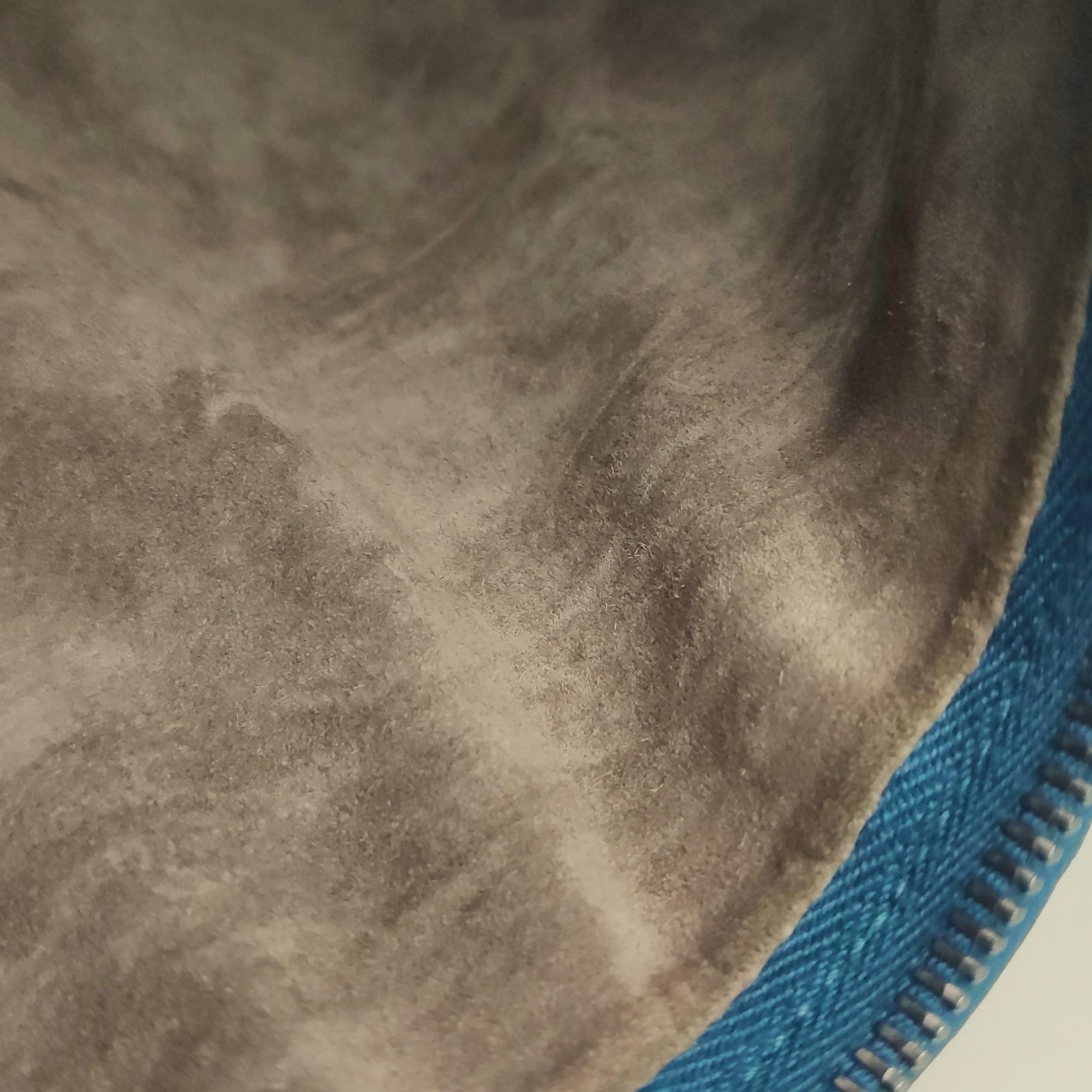 Bottega Veneta Belly Hobo Intrecciato Bleu Marine Cuir Maxi 50cm en vente 7