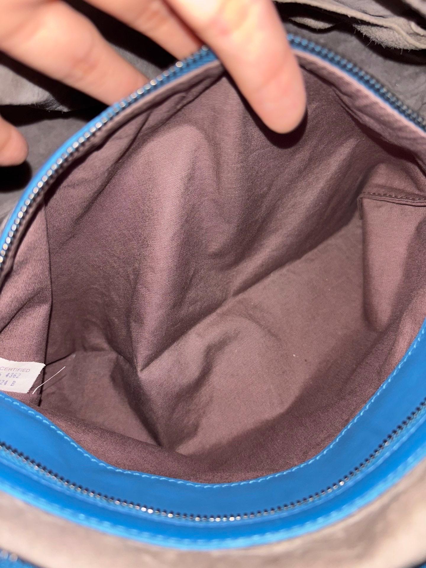 Bottega Veneta Belly Hobo Intrecciato Bleu Marine Cuir Maxi 50cm en vente 14