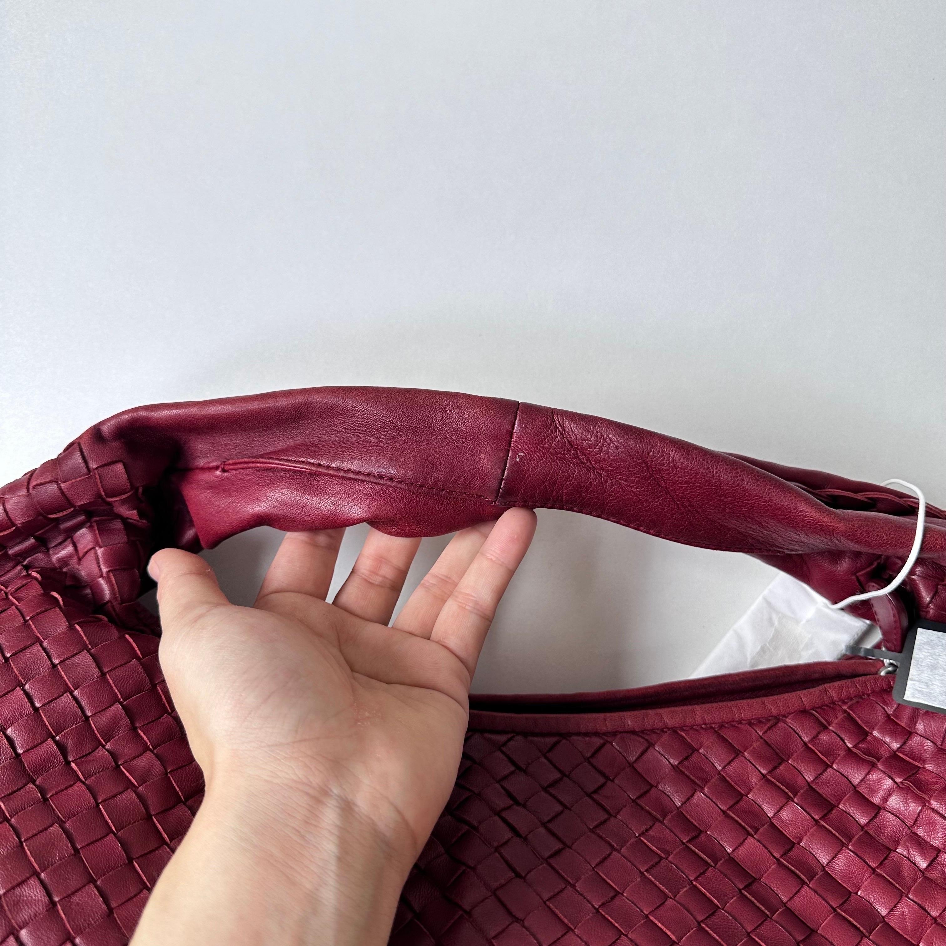 Bottega Veneta Belly Hobo Intrecciato Burgundy Ancora Red Medium 45cm 6