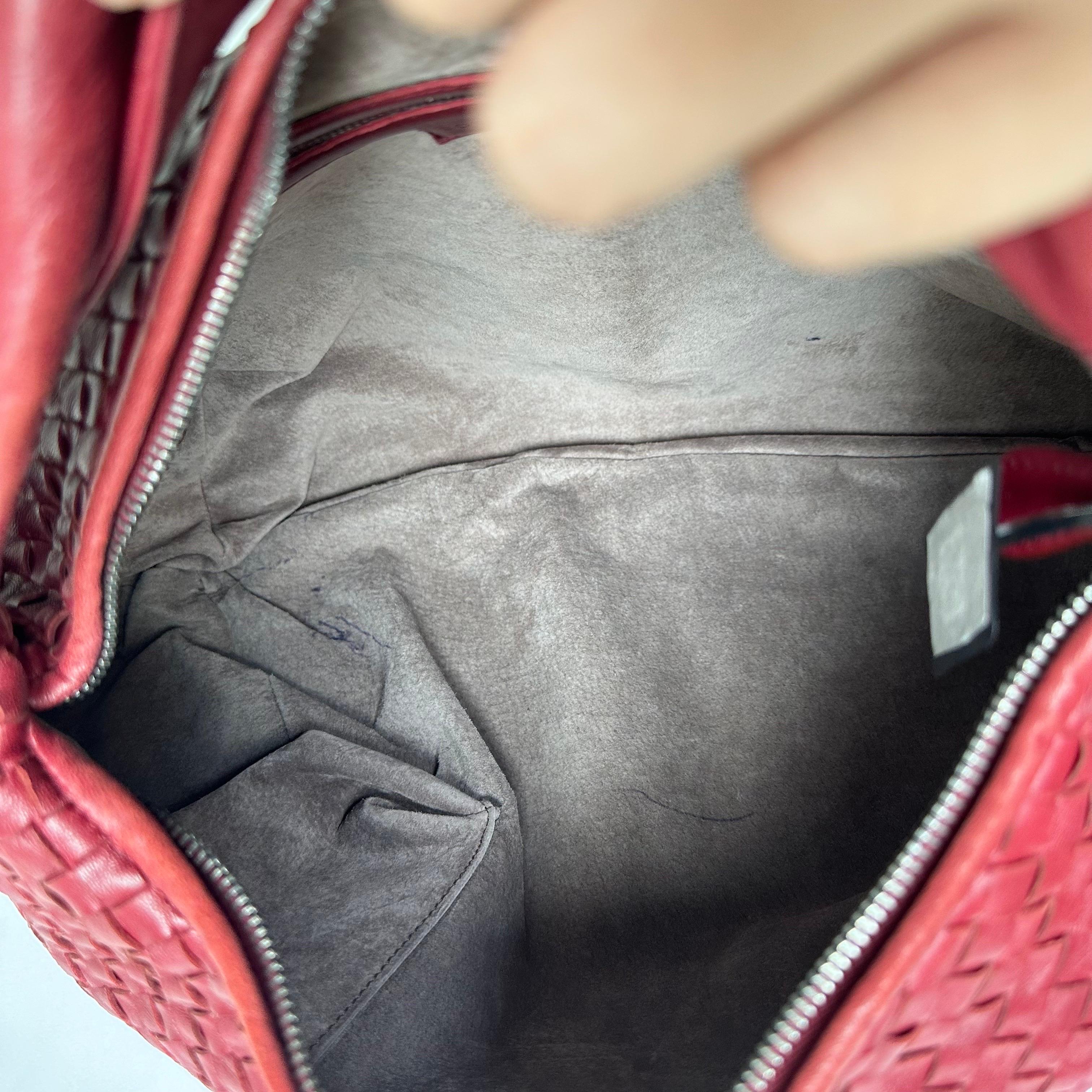 Bottega Veneta Belly Hobo Intrecciato Burgundy Ancora Red Medium 45cm 8