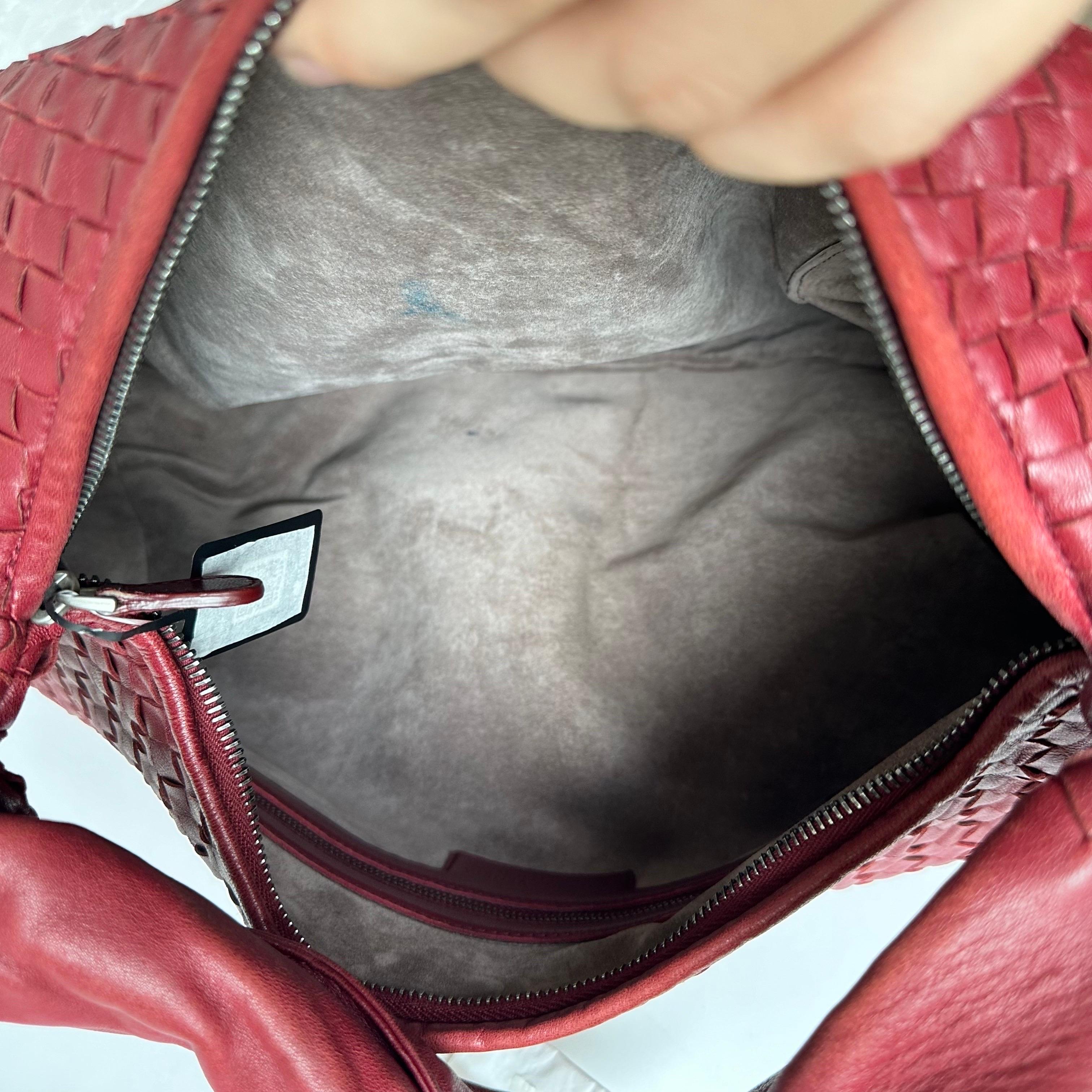 Bottega Veneta Belly Hobo Intrecciato Burgundy Ancora Red Medium 45cm 10