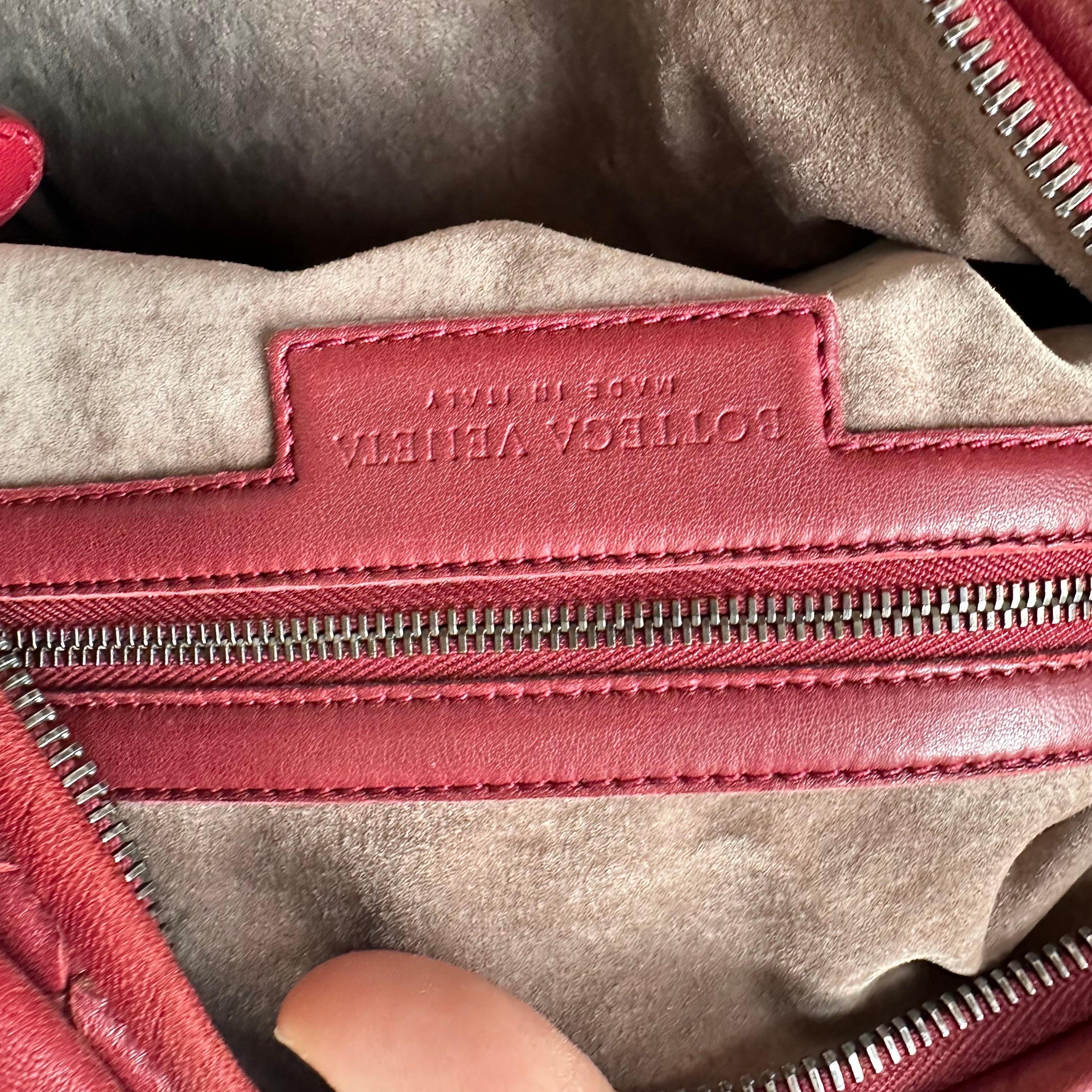 Bottega Veneta Belly Hobo Intrecciato Burgundy Ancora Red Medium 45cm 11