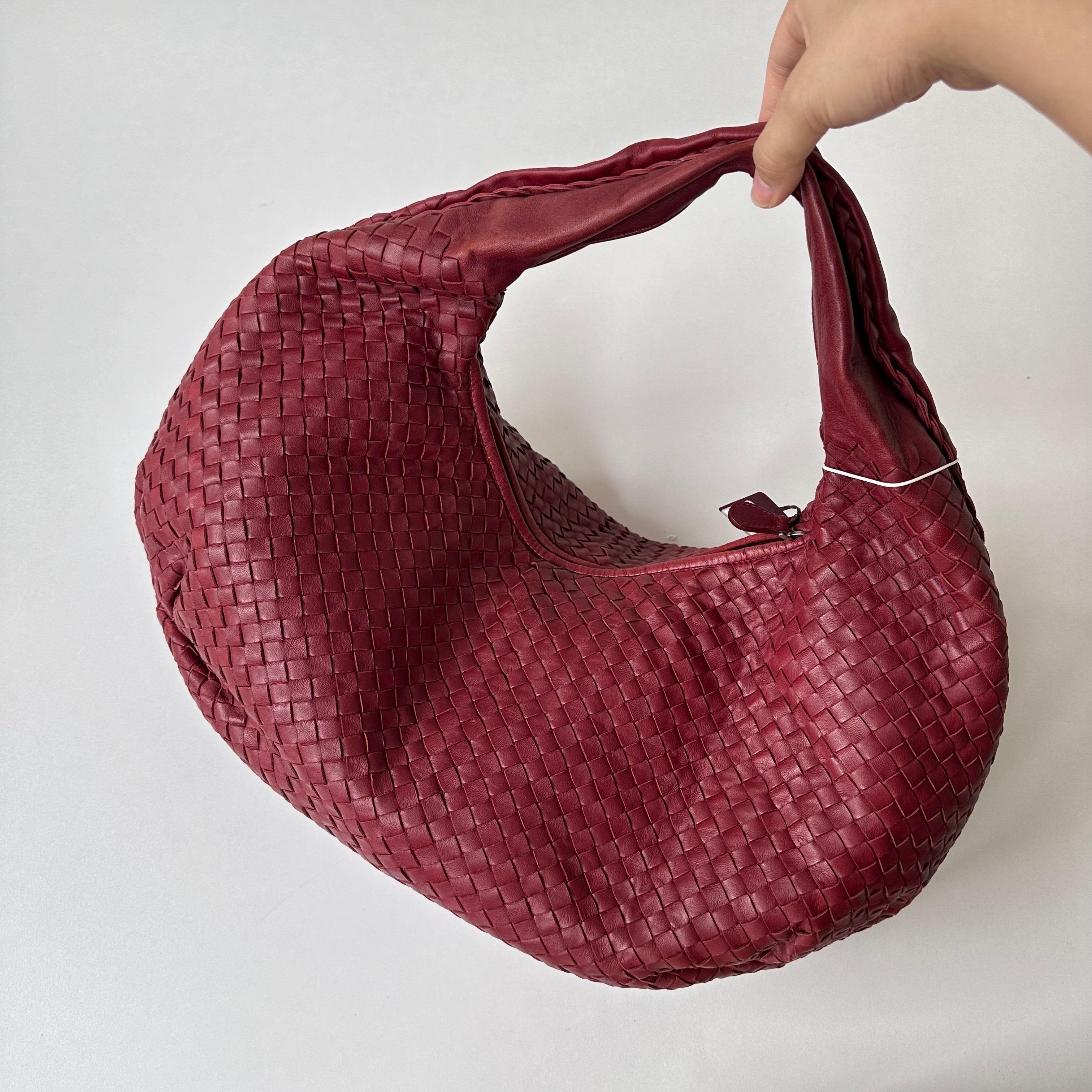 Bottega Veneta Belly Hobo Intrecciato Burgundy Ancora Red Medium 45cm 1