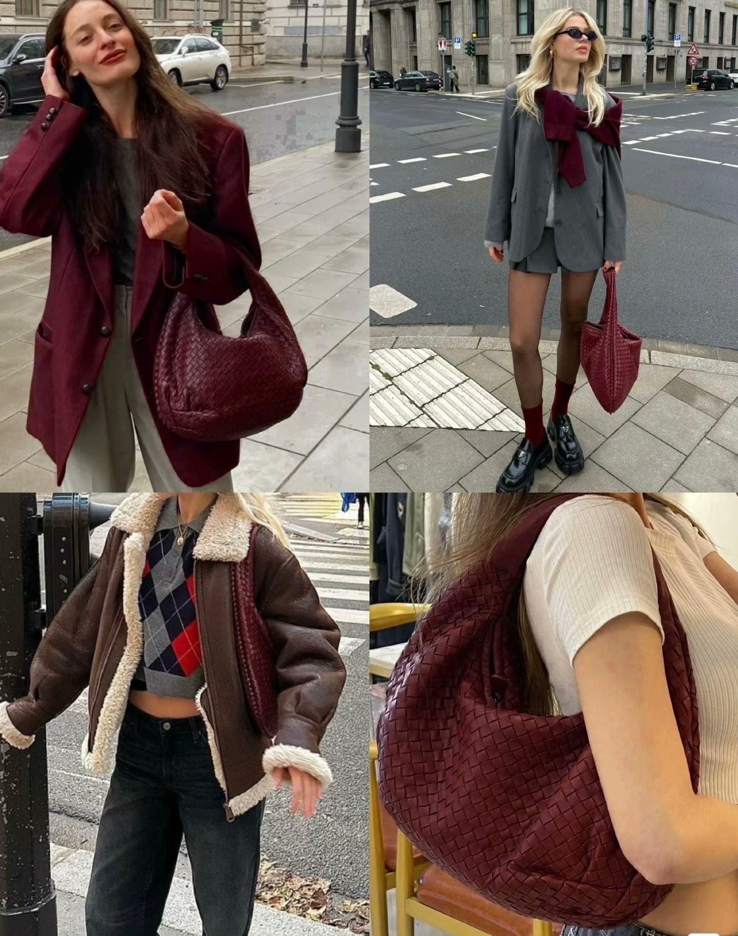 Bottega Veneta Belly Hobo Intrecciato Burgundy Ancora Red Medium 45cm

  This bag is a must-have for the fashion-forward, as the color of the year 2024, burgundy, continues to make waves in the S24 fall/winter fashion shows. Prepare for the upcoming