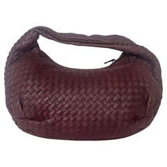 Bottega Veneta Belly Hobo Intrecciato Burgundy Medium 40cm