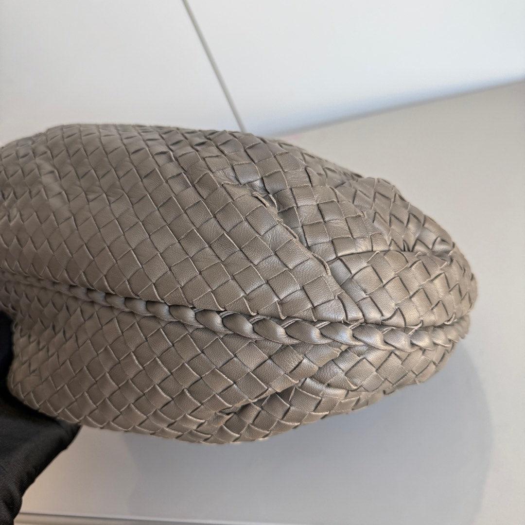 Bottega Veneta Vientre Hobo Intrecciato Piel Gris Mediana 40cm en venta 5