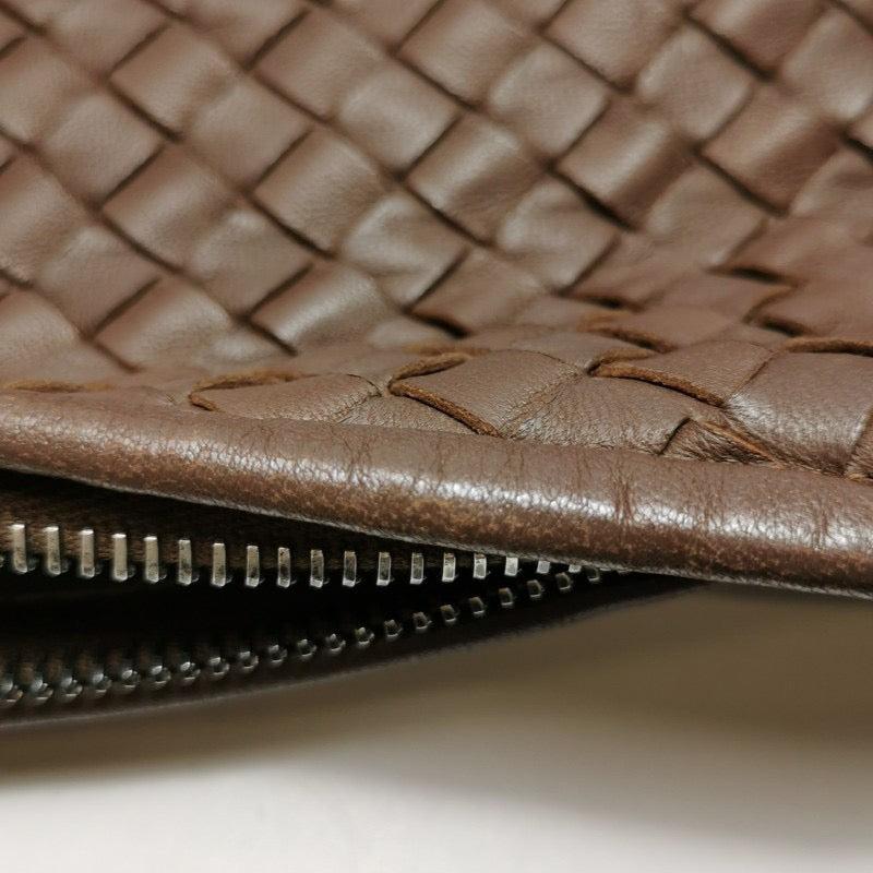 Bottega Veneta Belly Hobo Intrecciato Lambskin Leather Brown Medium 40cm For Sale 8