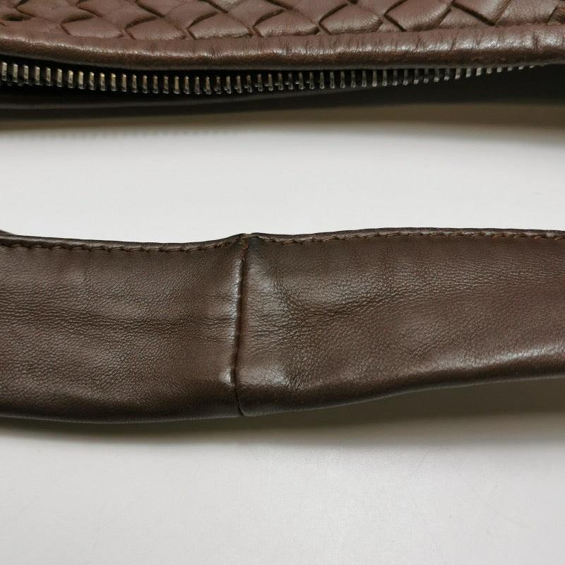 Bottega Veneta Belly Hobo Intrecciato Lambskin Leather Brown Medium 40cm For Sale 4
