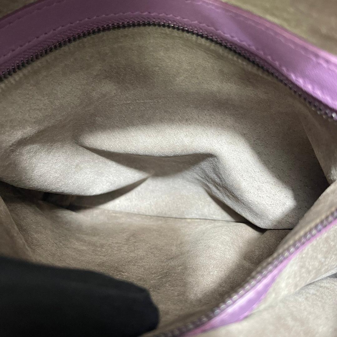 Bottega Veneta Vientre Hobo Intrecciato Piel de cordero Lila Morado Mediano 40cm en venta 13