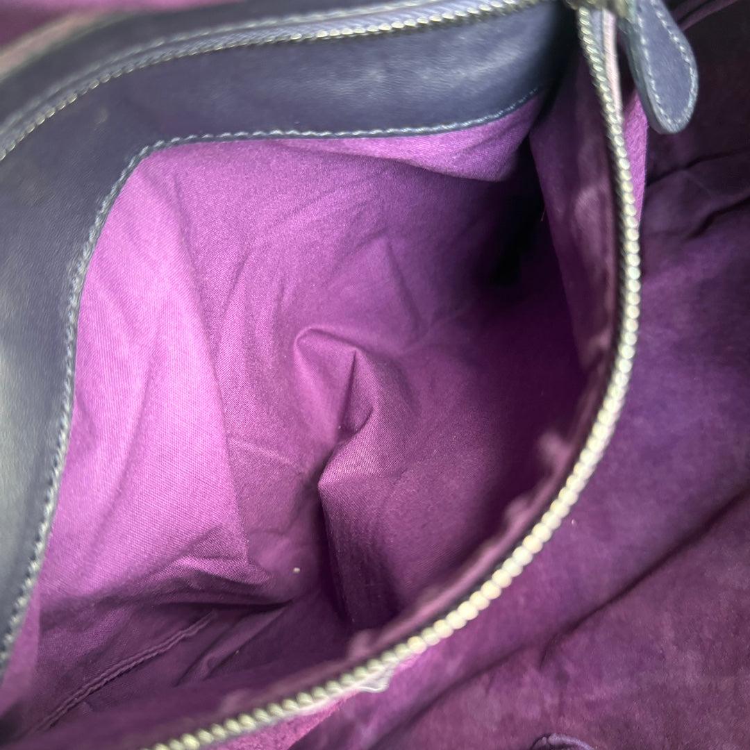 Bottega Veneta Vientre Hobo Intrecciato Piel de cordero Azul Marino 5077 Mediano 40cm 11