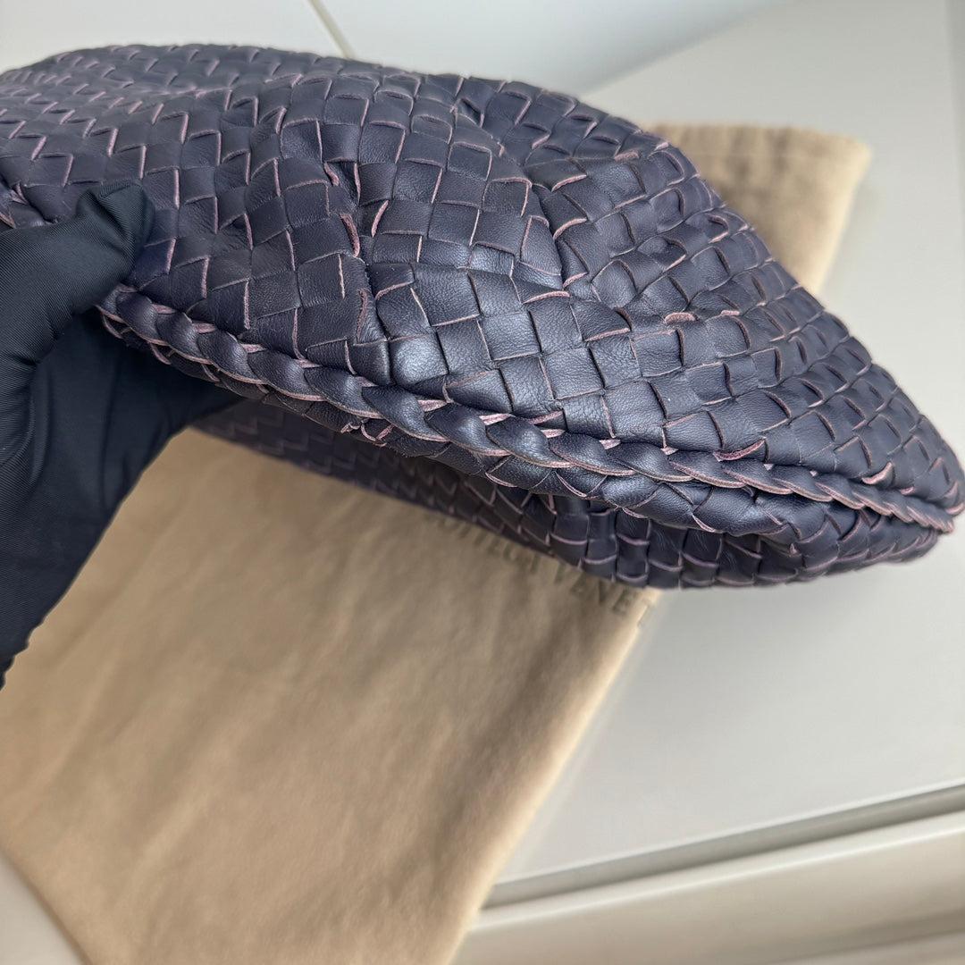 Bottega Veneta Vientre Hobo Intrecciato Piel de cordero Azul Marino 5077 Mediano 40cm 3