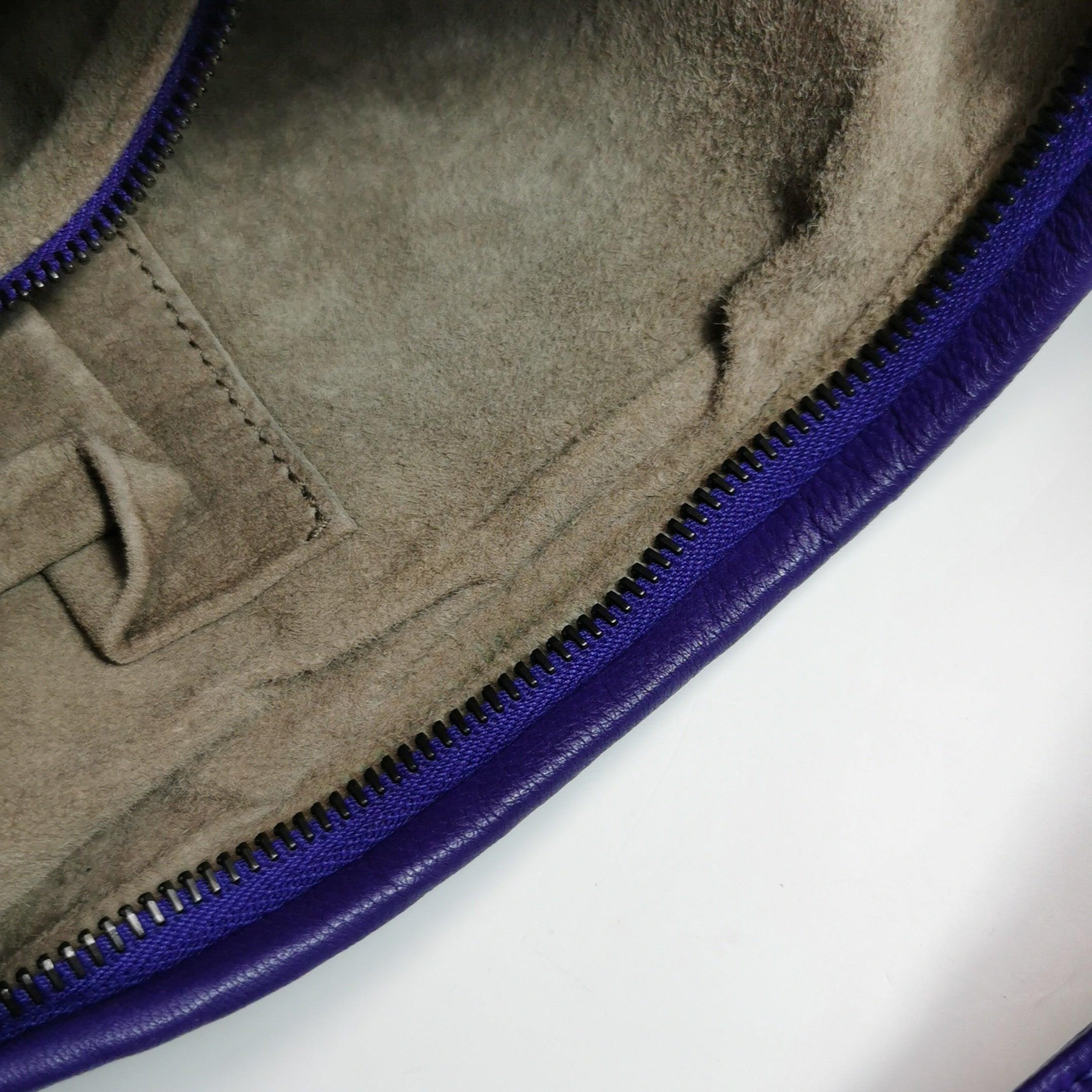 Bottega Veneta Belly Hobo Intrecciato Lambskin Leather Purple Medium 40cm 4