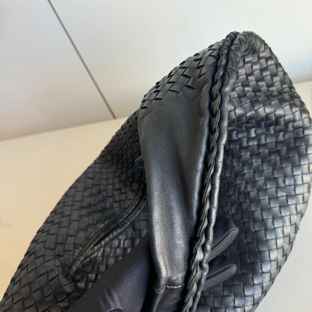 Bottega Veneta Belly Hobo Intrecciato Leather Black Large 52cm 7