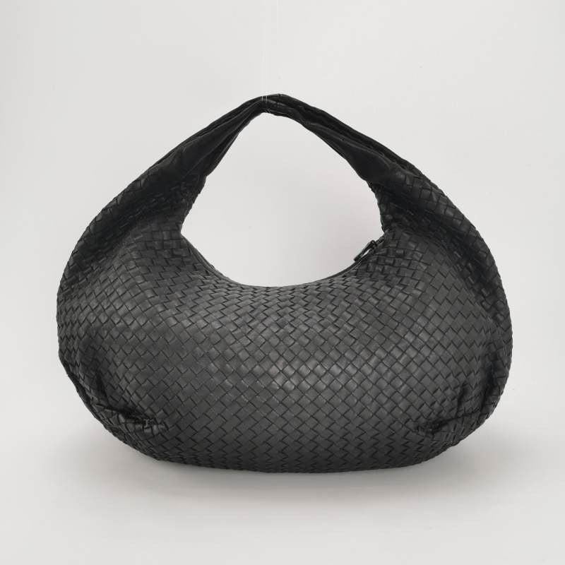 De las mujeres Bottega Veneta Vientre Hobo Intrecciato Piel Negro Grande 55cm en venta