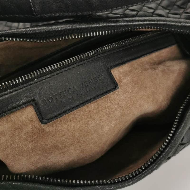 Bottega Veneta Vientre Hobo Intrecciato Piel Negro Grande 55cm en venta 5