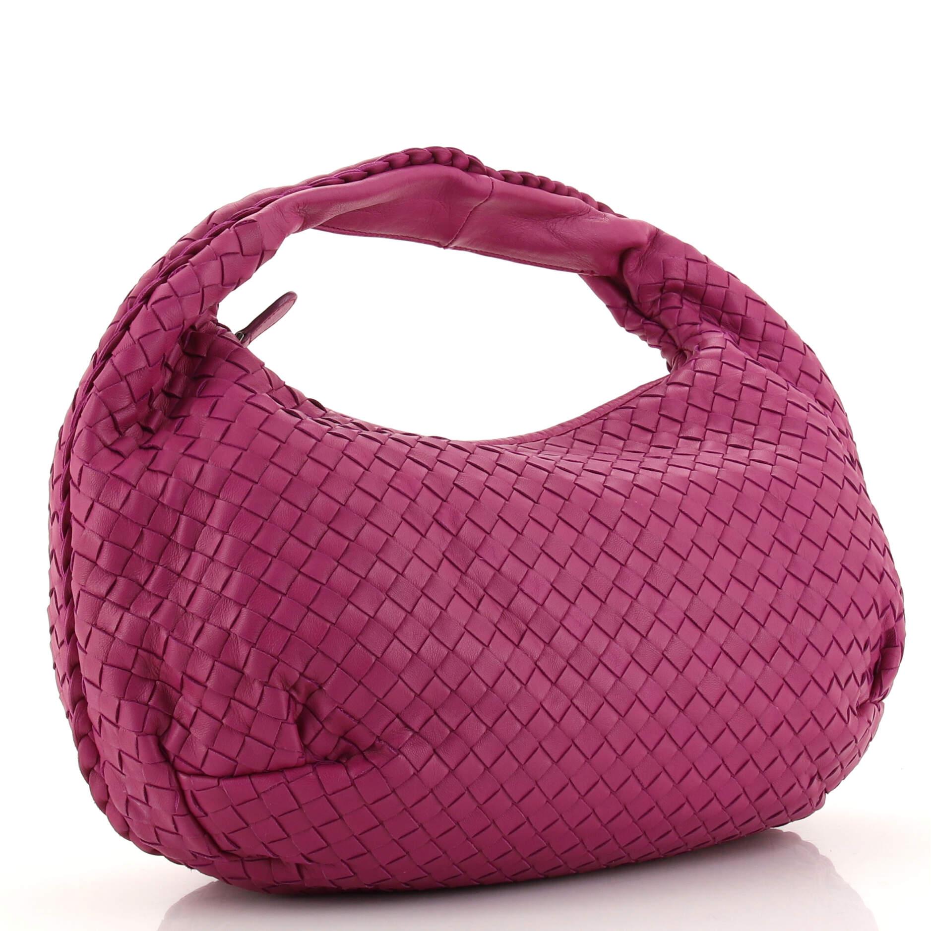 Bottega Veneta Belly Hobo Intrecciato Nappa Medium In Good Condition In NY, NY