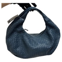 Bottega Veneta Belly Hobo Intrecciato Navy Large 47cm