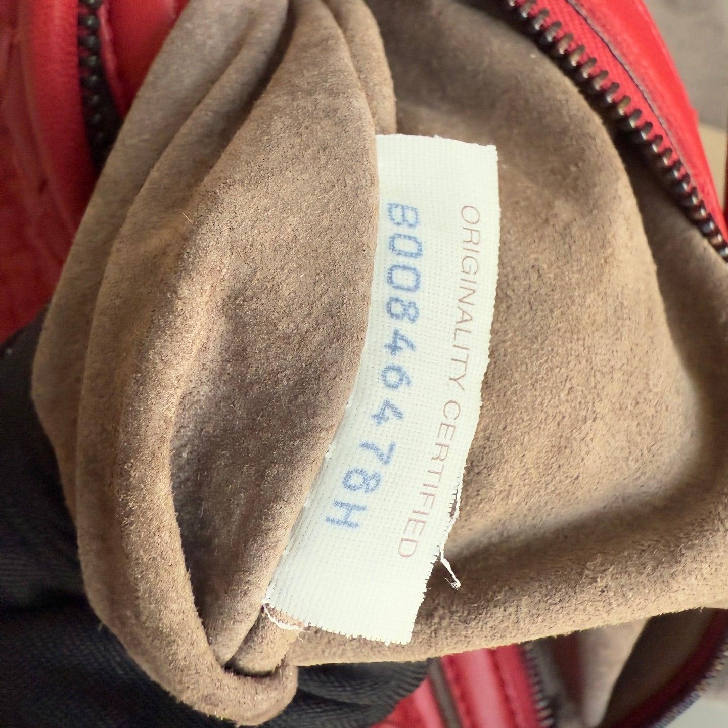 Bottega Veneta Belly Hobo Intrecciato Red Medium 40cm For Sale 13