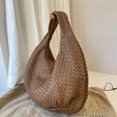 Bottega Veneta Belly Hobo Milk Chocolate Brown Maxi 50cm Intrecciato Leather