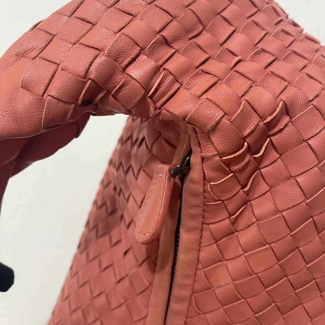 Bottega Veneta Belly Hobo Small Coral Orange 40cm Lambskin Leather 5