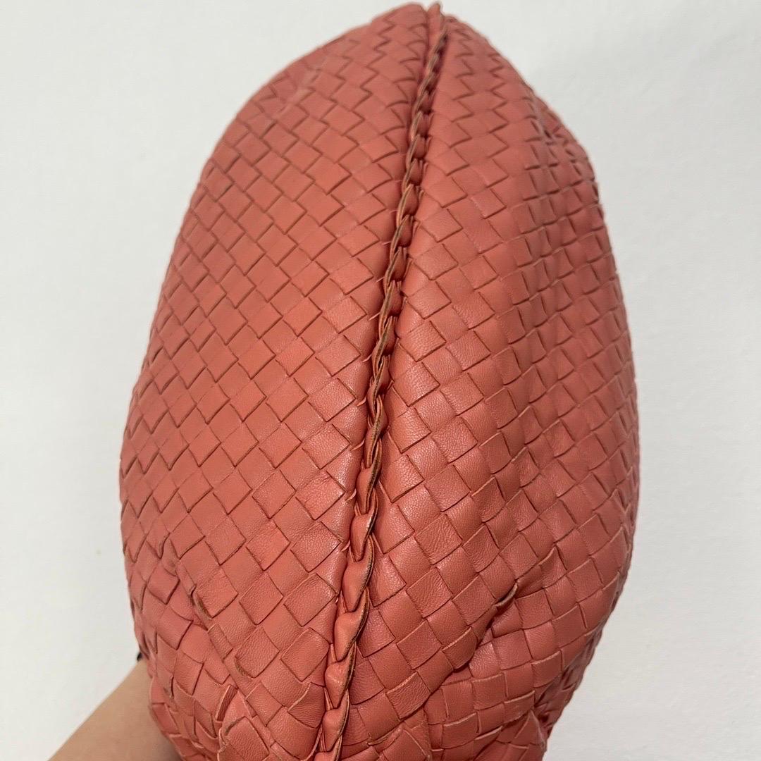Bottega Veneta Belly Hobo Small Coral Orange 40cm Lambskin Leather 1