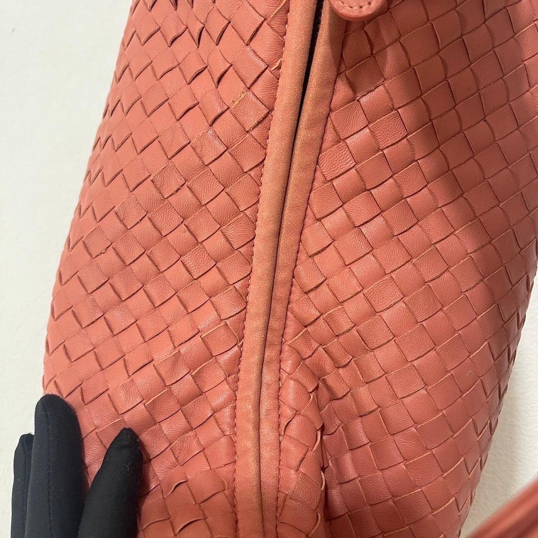 Bottega Veneta Belly Hobo Small Coral Orange 40cm Lambskin Leather 2