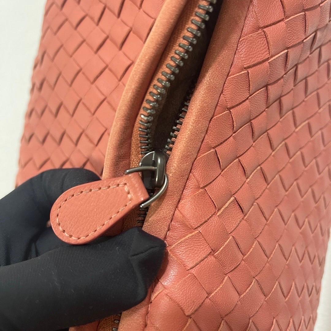 Bottega Veneta Belly Hobo Small Coral Orange 40cm Lambskin Leather 4