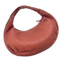 Bottega Veneta Belly Hobo Small Coral Orange 40cm Lambskin Leather