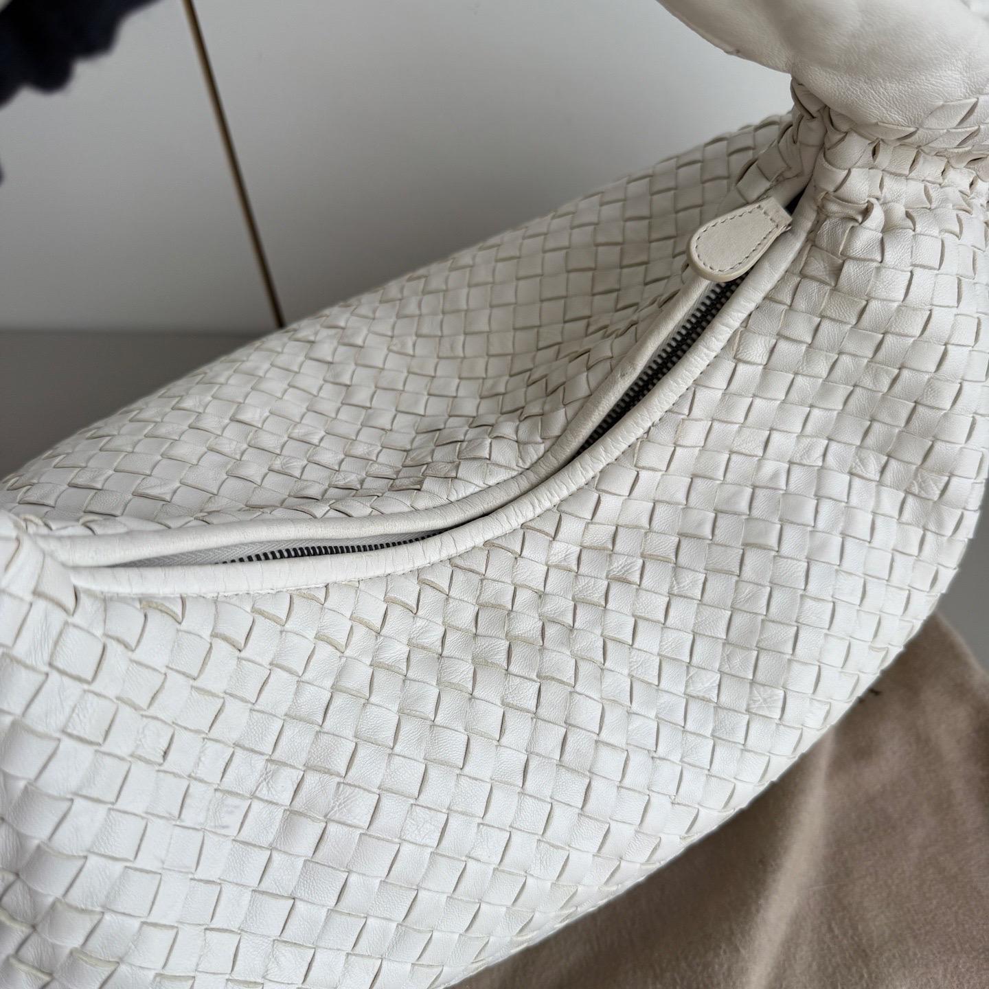 Bottega Veneta Vientre Hobo Piel Blanco Intrecciato Grande 47cm 3