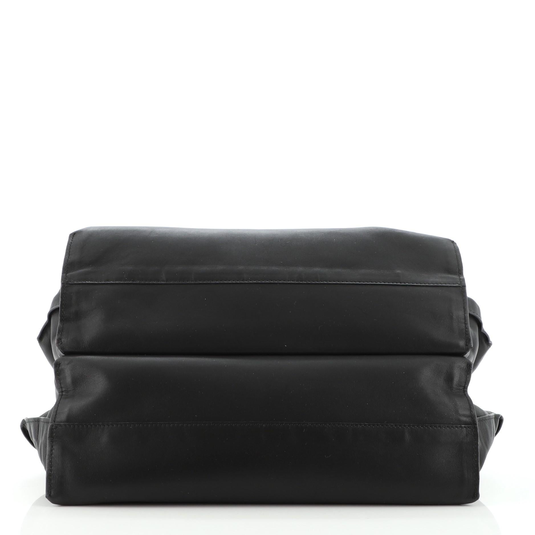 Women's or Men's Bottega Veneta Belted Double Sided Top Handle Bag Leather Medium