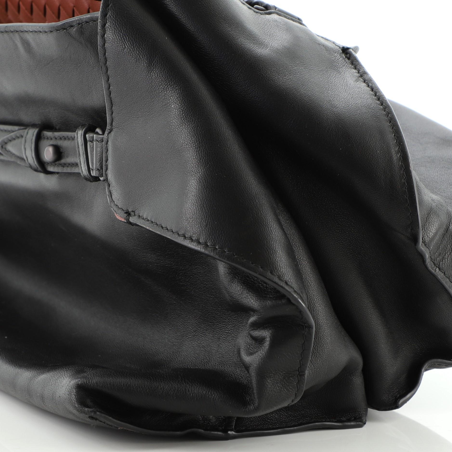 Bottega Veneta Belted Double Sided Top Handle Bag Leather Medium 2