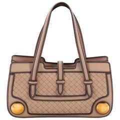 Bottega Veneta Belted Satchel Ombre Intrecciato Nappa Small