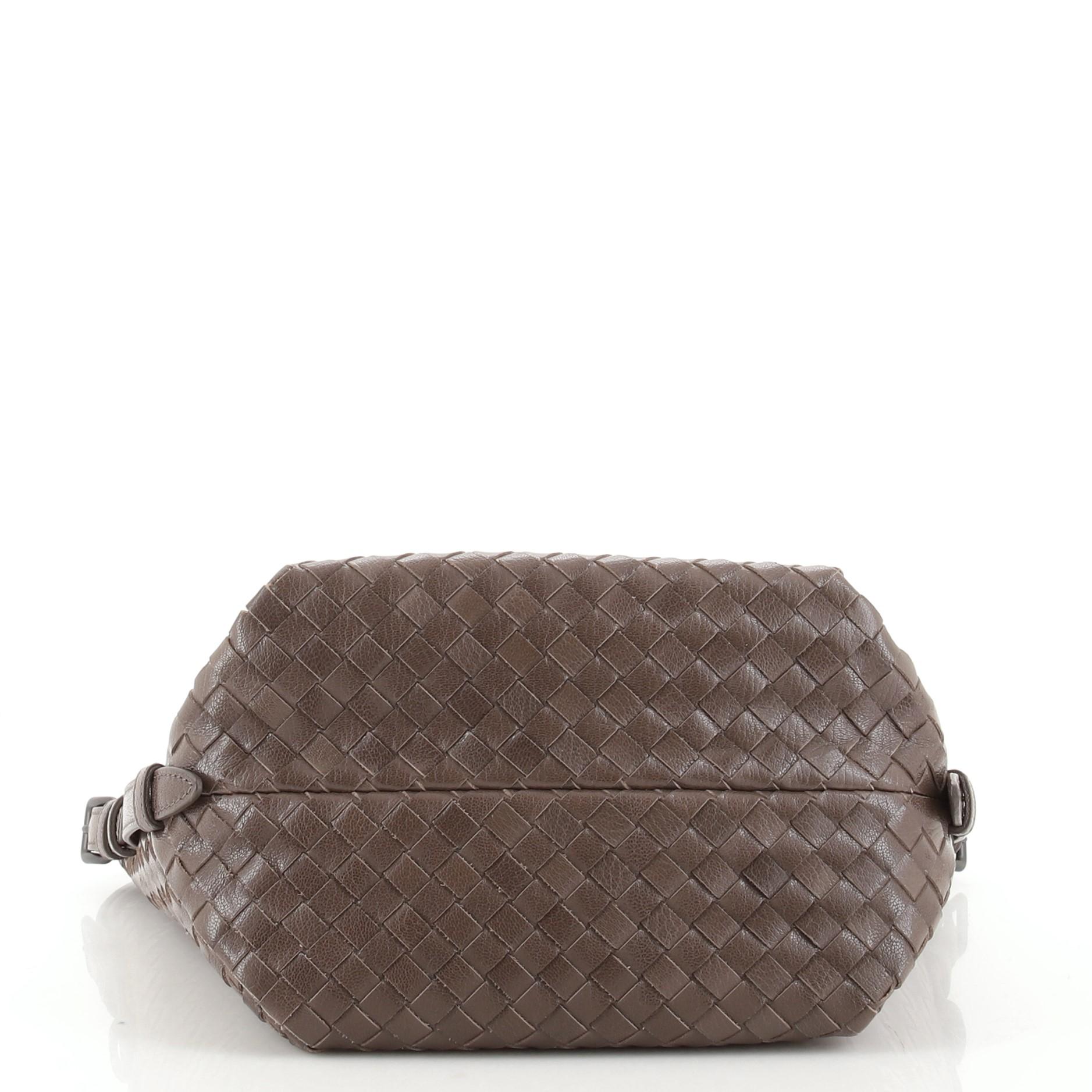 Women's or Men's Bottega Veneta Belted Zip Bucket Bag Intrecciato Nappa Small