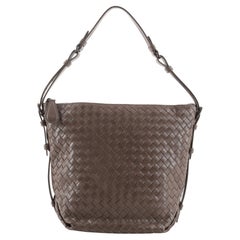 Bottega Veneta Belted Zip Bucket Bag Intrecciato Nappa Small