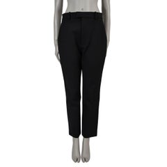 BOTTEGA VENETA black 2020 KAIA TECH TWILL STRAIGHT Pants 42 M