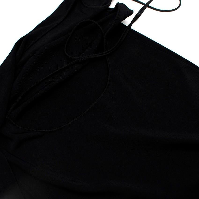 Bottega Veneta Black Backless Halterneck Jersey Dress - US 0 For Sale 2