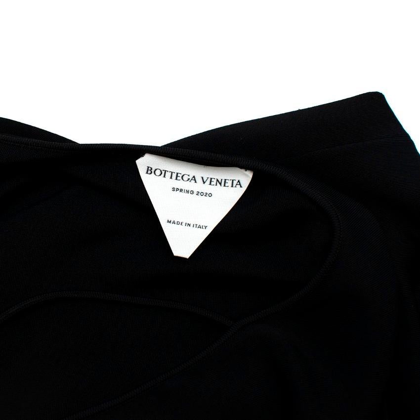 Bottega Veneta Black Backless Halterneck Jersey Dress - US 0 For Sale 3