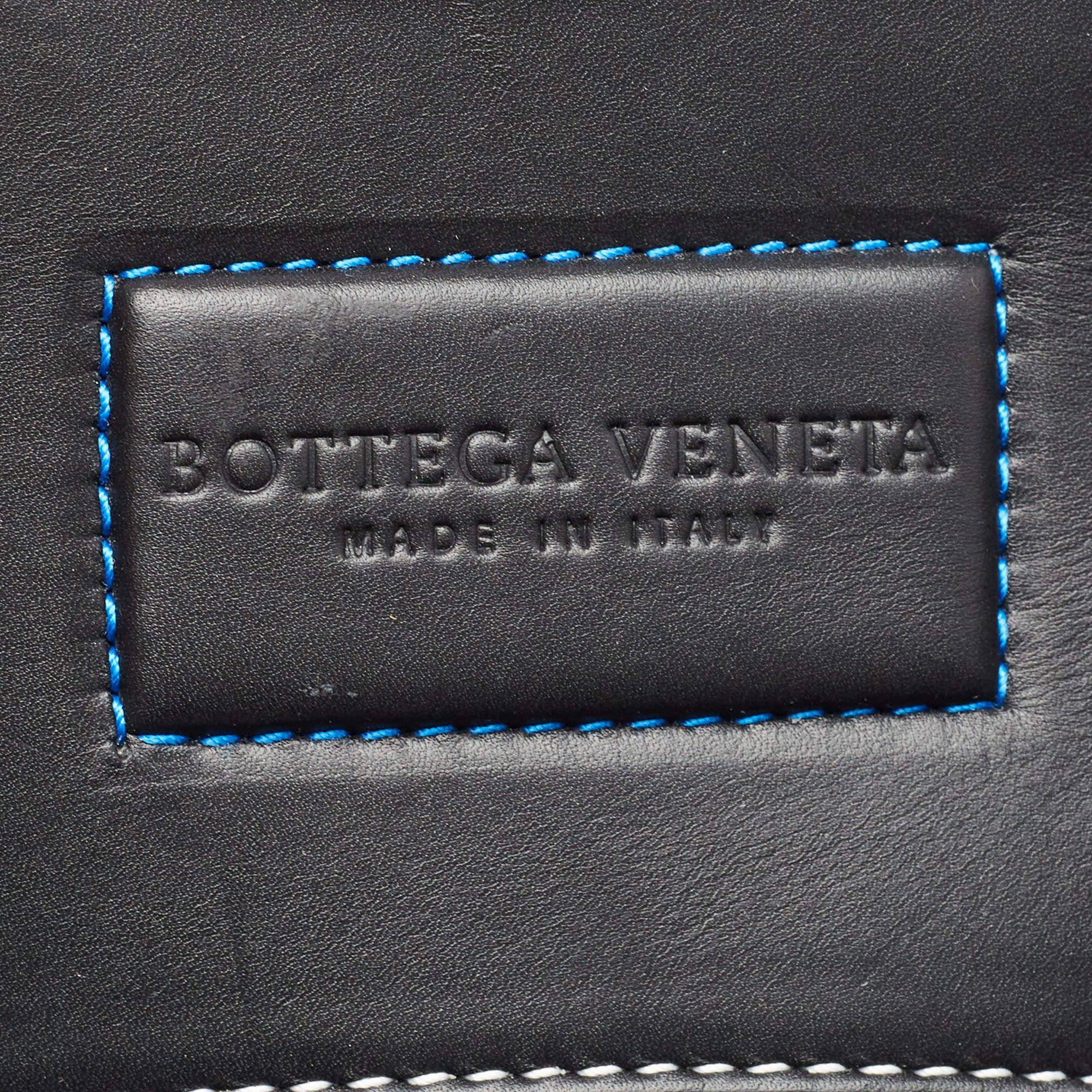 Bottega Veneta Black/Blue Nylon Paper Touch Backpack 5