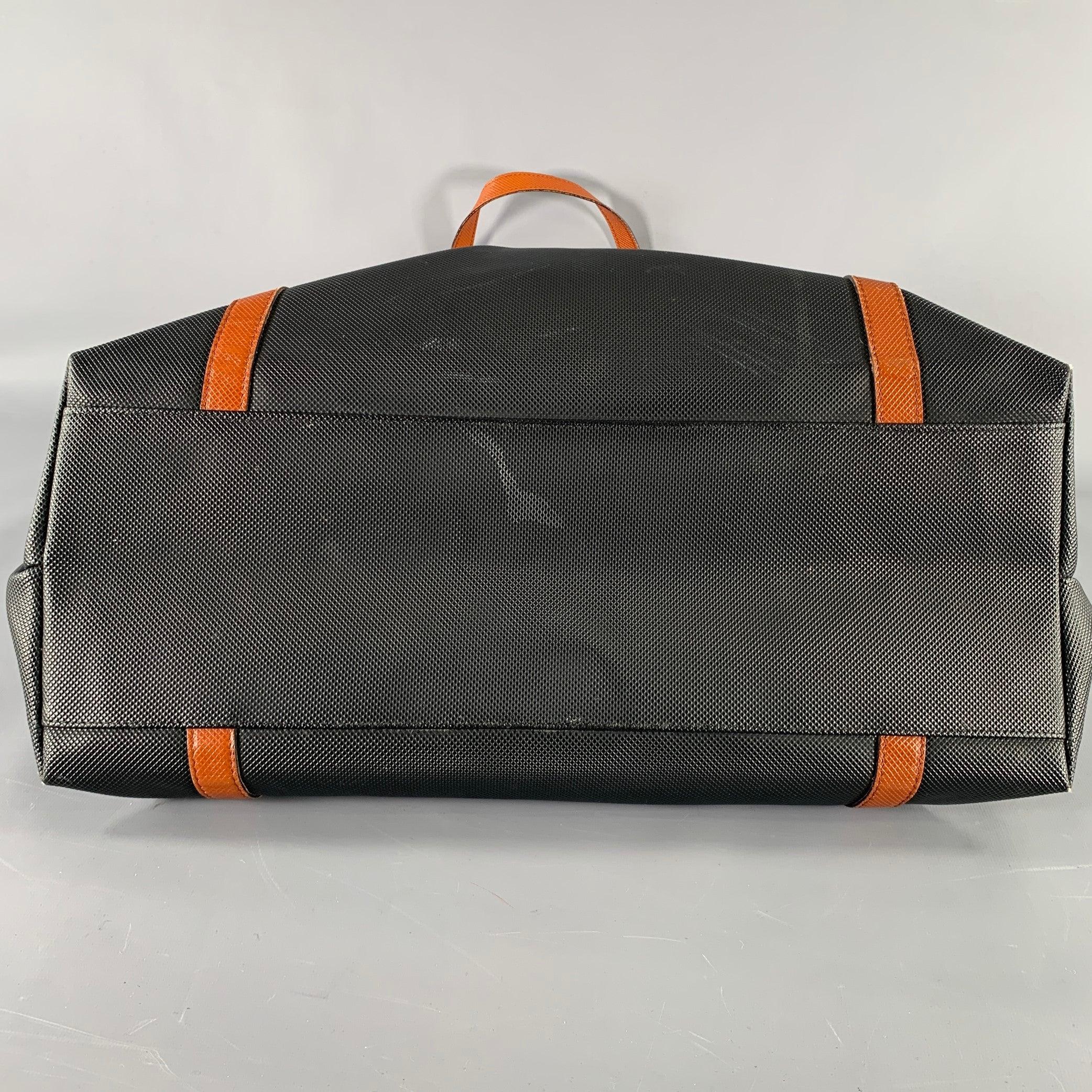 Uomo BOTTEGA VENETA Borsa in tela marrone nera Coates in vendita