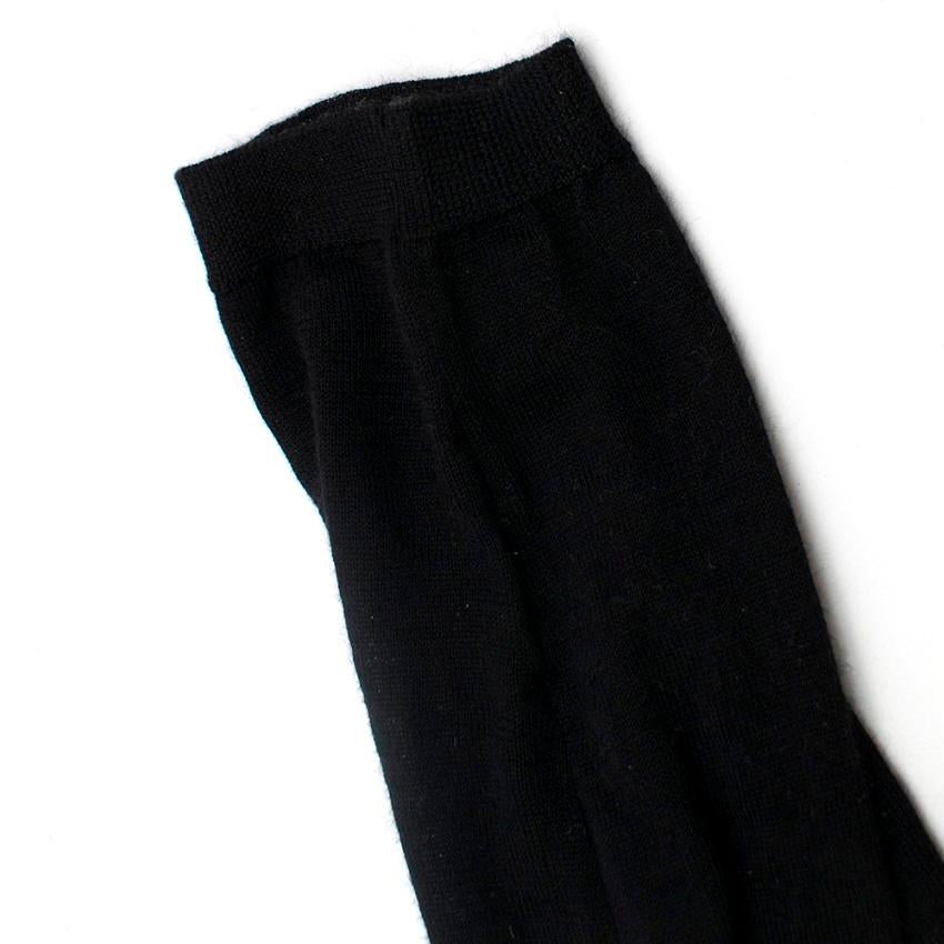 Bottega Veneta Black Cashmere Lace Trim Cardigan - Size US 4 For Sale 3