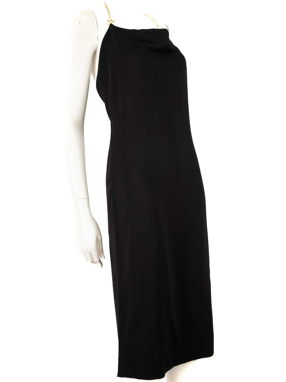 L'ÉTAT est Nouveau avec les étiquettes. Aucune usure visible de la robe n'est évidente sur ce tout nouvel article de créateur Bottega Veneta.
 
 
 
 Détails
 
 
 Modèle : 773543V3O30 1000
 
 Noir
 
 Viscose
 
 Robe midi
 
 Tricot côtelé et