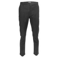 Bottega Veneta Black Cotton Trousers L