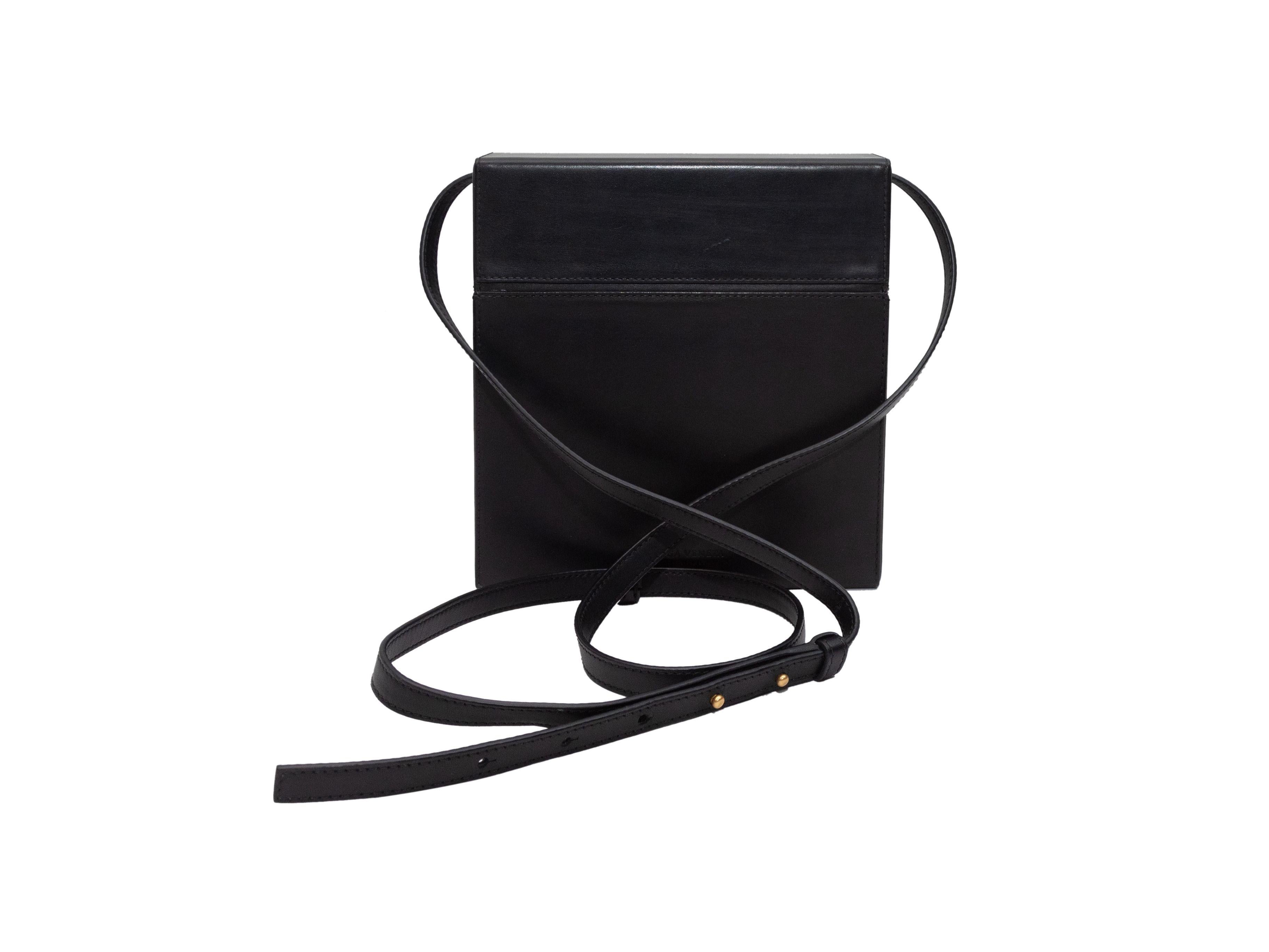 Bottega Veneta Black Daisey Box Crossbody Bag In Good Condition In New York, NY