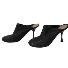 Bottega Veneta Black Dot Sock Mules 39.5