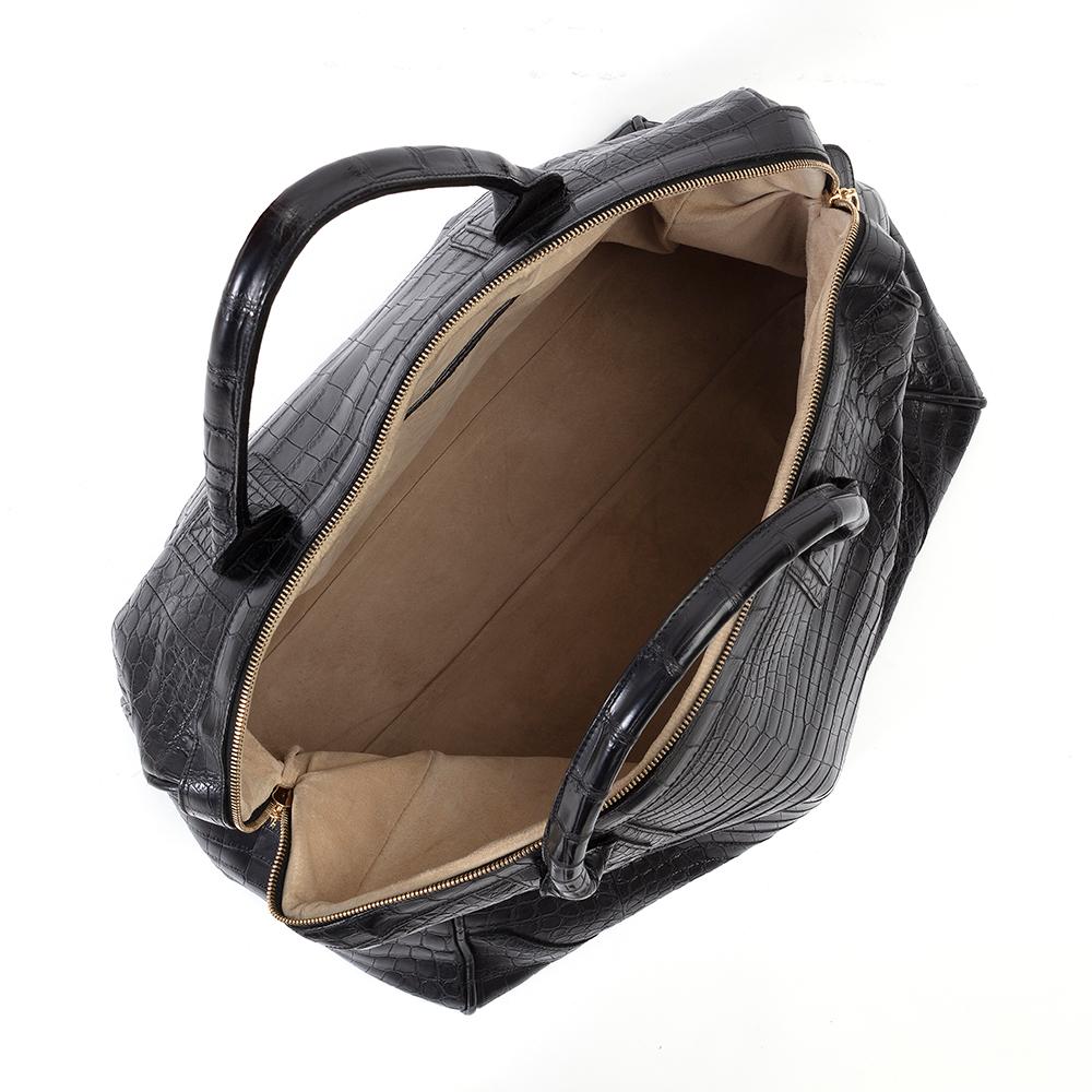 Bottega Veneta Black Travel Bag In Excellent Condition In London, GB