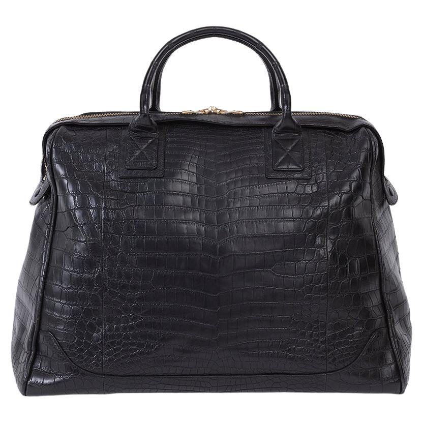 Bottega Veneta Black Travel Bag