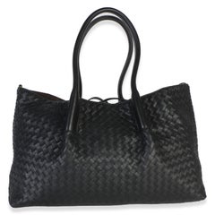Bottega Veneta Black Fondant Nappa Reversible Large Pinacoteca